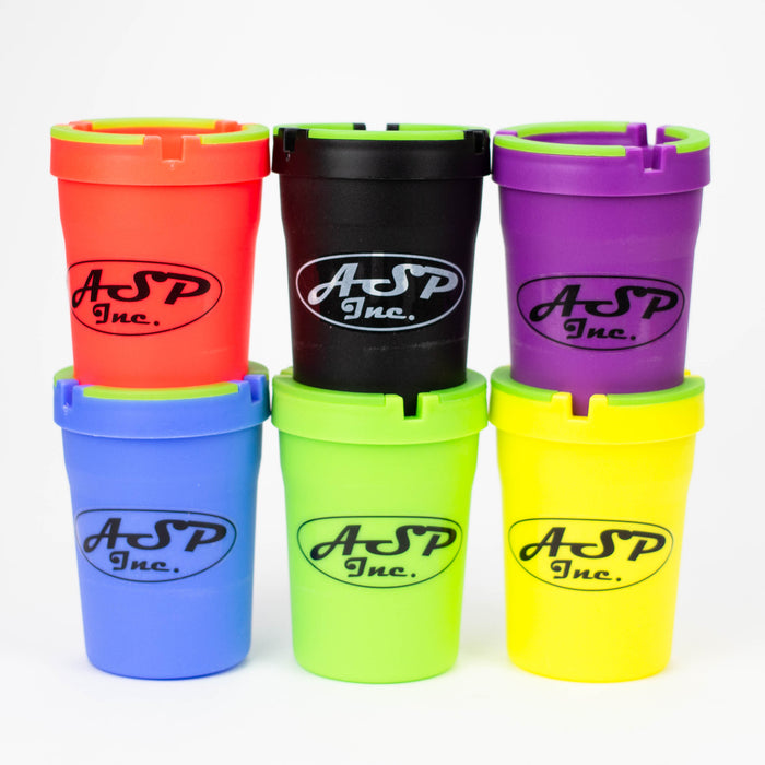 Luminous Butt Color Bucket Extinguishing Ashtray Glow In the Dark Box of 12 Plastic Ashtray Acid Secs Productions Inc.