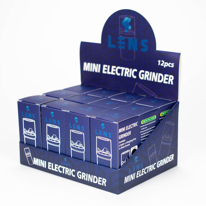 ZLens | Electric Metal Grinder with Sugar Skull Design Assorted Box of 12 Display Pack 777 Smoke