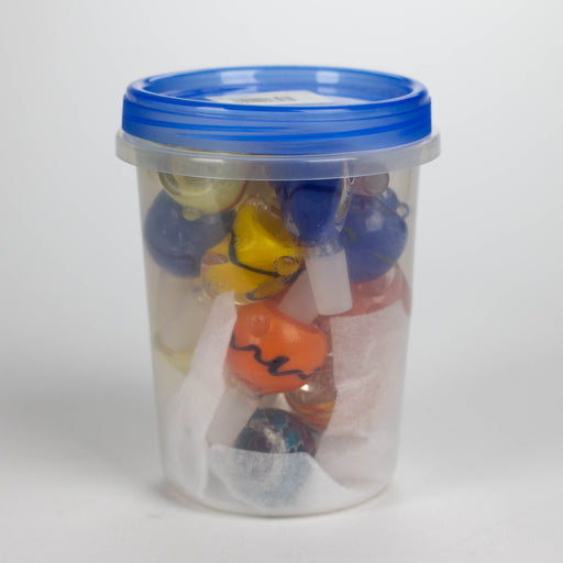 Assorted color and design BOWL JAR of 20 Bongzie Smokes