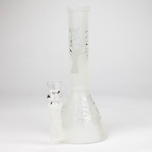8" GLOW IN DARK TREE OF LIFE BEAKER GLASS BONG Bongs Bongzie Smokes