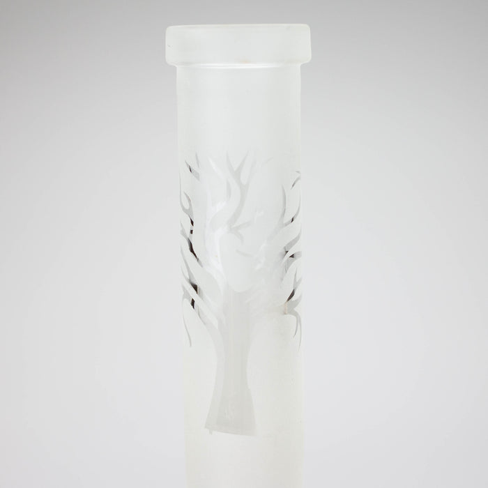 8" GLOW IN DARK TREE OF LIFE BEAKER GLASS BONG Glass Bong Bongzie Smokes