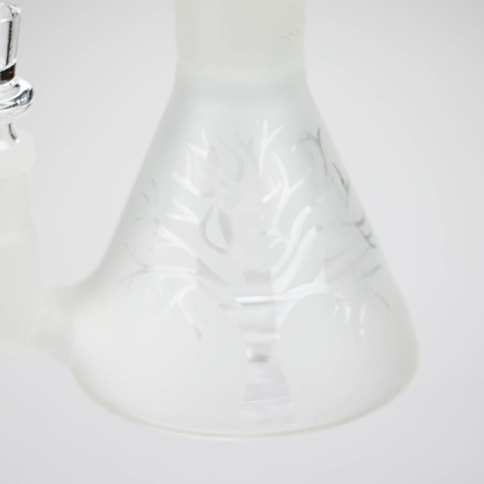 8" GLOW IN DARK TREE OF LIFE BEAKER GLASS BONG Glass Bong Bongzie Smokes