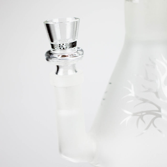 8" GLOW IN DARK TREE OF LIFE BEAKER GLASS BONG Glass Bong Bongzie Smokes