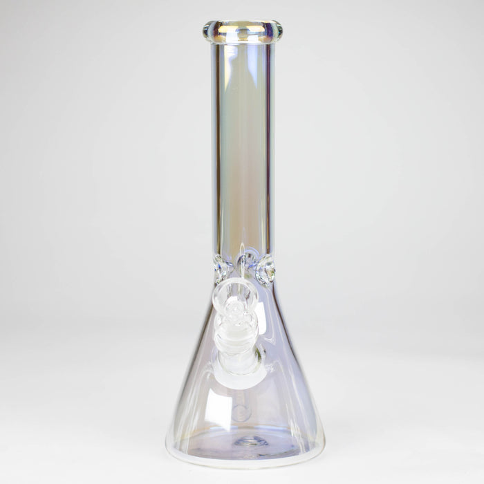 10" 5mm Electroplate Glass Bong Assorted Colour Glass Bong Super Supplys Inc