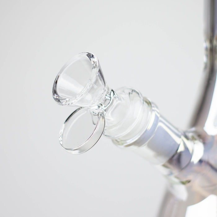 10" 5mm Electroplate Glass Bong Assorted Colour Glass Bong Super Supplys Inc