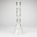 12" 5mm Luxury Design Glow in the Dark Glass Bong Glass Bong Super Supplys Inc
