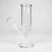 8" clear straight bong Glass Bong Bongzie Smokes