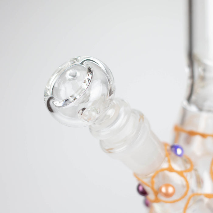 12" Royal conical hand crafted glass water bong Beaker Bong Bongzie Smokes