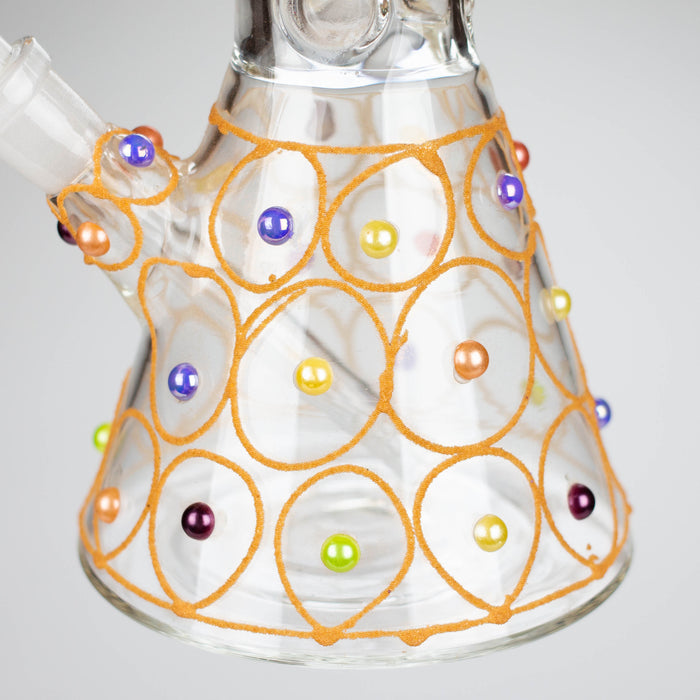 12" Royal conical hand crafted glass water bong Beaker Bong Bongzie Smokes