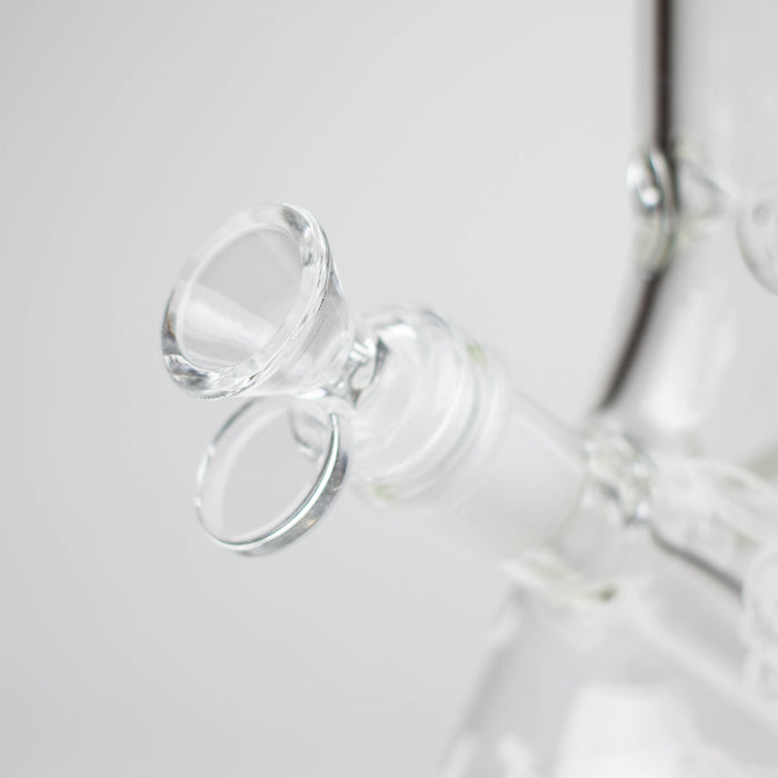 12" 5mm Luxury Design Glow in the Dark Glass Bong Glass Bong Super Supplys Inc