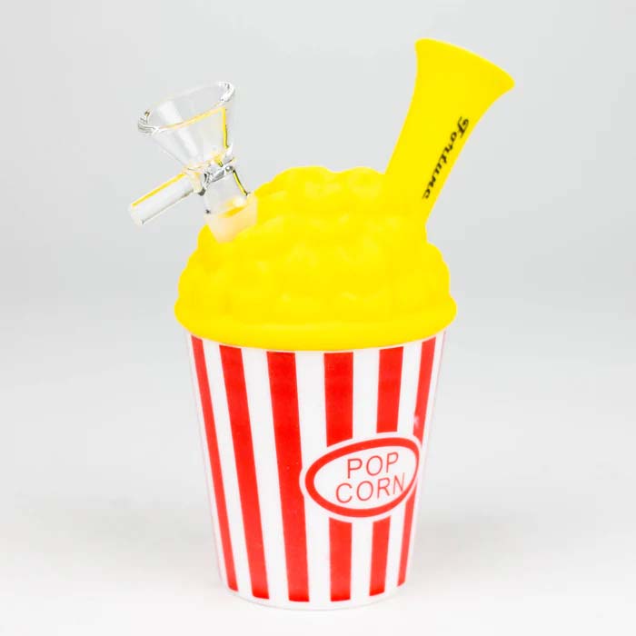 Fortune | 6" Popcorn Silicone bong [SP1063] Resin · Silicone · Plastic Bong Fortune