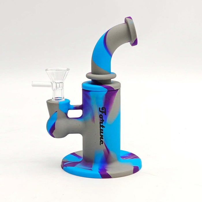Fortune | 6.5" Silicone Waterpipe-Assorted [SP1056] Resin · Silicone · Plastic Bong Fortune