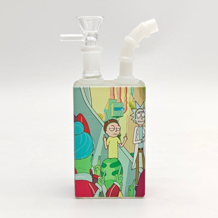 7.5" New Design Juicy Box Glass Bong Assorted Glass Bong Super Supplys Inc Design H