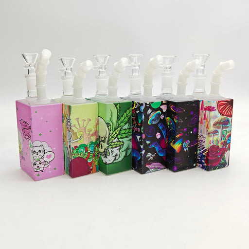 7.5" New Design Juicy Box Glass Bong Assorted Bongs Super Supplys Inc
