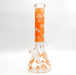 14" 7mm Mushroom Glow in the dark Bong Glass Bong Super Supplys Inc Pink