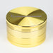 Infyniti | 4 parts metal herb grinder [GR7541] Regular Grinder ONE Gold