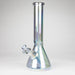 Infyniti | 13.5" Electroplate tube glass water bong [GP2012] Glass Bong ONE Light Green Sunshine