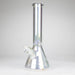 Infyniti | 13.5" Electroplate tube glass water bong [GP2012] Glass Bong ONE Clear Sunshine
