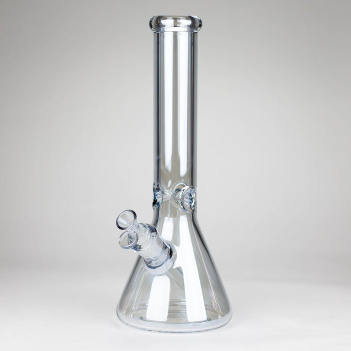 Infyniti | 13.5" Electroplate tube glass water bong [GP2012] Glass Bong ONE Small Blue