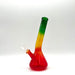 10 " Rasta Color Water pipe-Designs Assorted Glass Bong NIBO Distribution