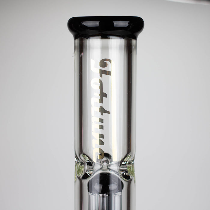 Fortune | 18" Double Tree Perc Beaker Bong Assorted Colour Glass Bong Fortune
