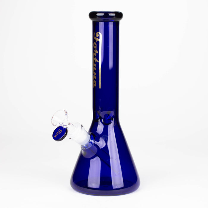 Fortune | 10" 4mm Coloured Glass Bong Assorted Colour Bongs Fortune Blue