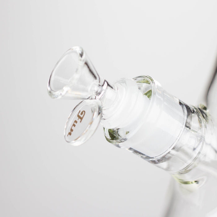Fortune | 18" Double Tree Perc Beaker Bong Assorted Colour Glass Bong Fortune