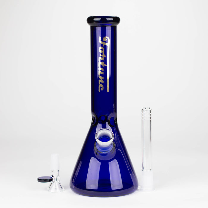 Fortune | 10" 4mm Coloured Glass Bong Assorted Colour Bongs Fortune