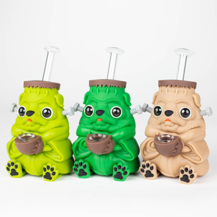Zombie pugs water pipe Resin · Silicone · Plastic Bong YHS Smoke