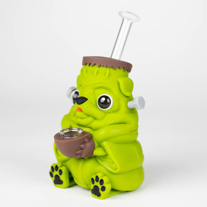 Zombie pugs water pipe Resin · Silicone · Plastic Bong YHS Smoke
