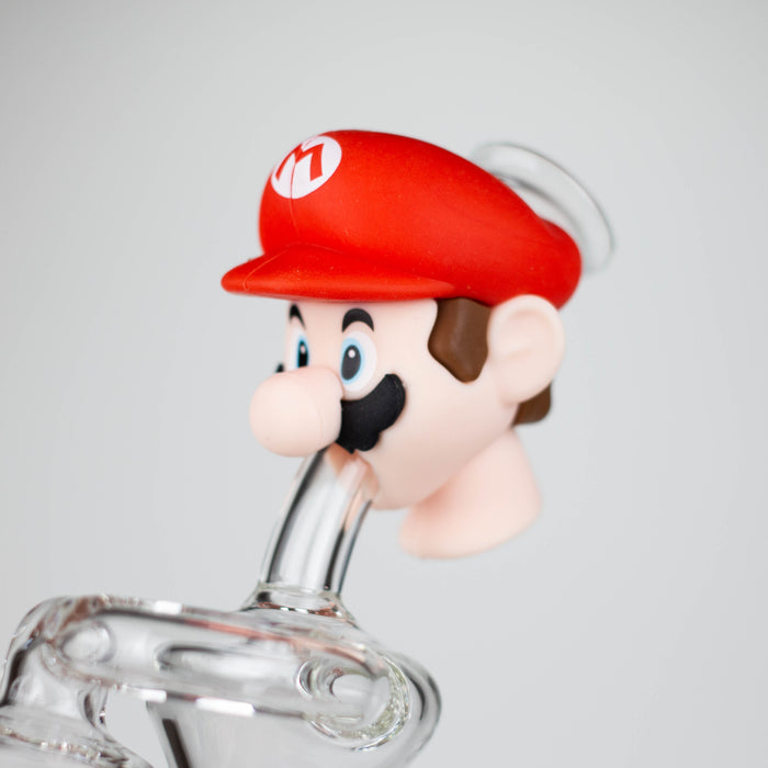 7.9" Game Character Functional Glass Water pipe Glass Bong YHS Smoke