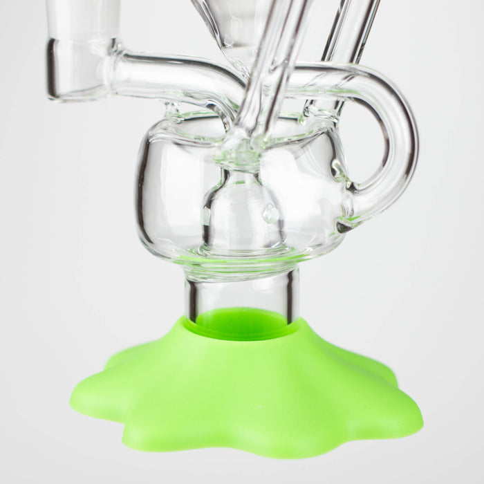 7.7" Alien Functional Glass Water pipe Glass Bong YHS Smoke
