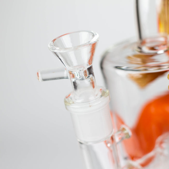 9.8'' Vinyl Pumpkin Ghost Baby Water Pipe Resin · Silicone · Plastic Bong YHS Smoke