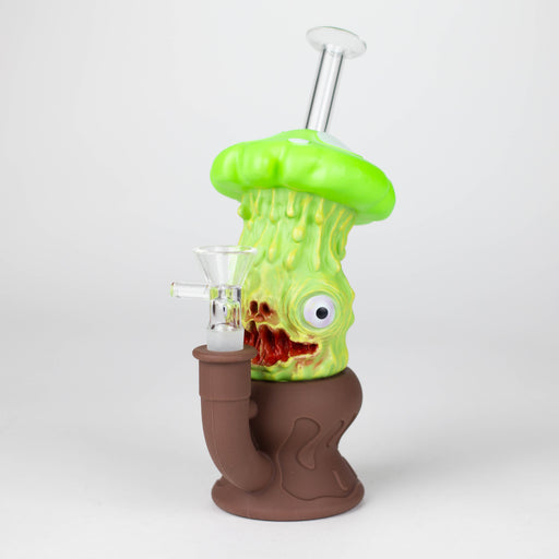 7.8" Vinyl Mushroom Monster Water Pipe Resin · Silicone · Plastic Bong YHS Smoke