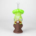 7.8" Vinyl Mushroom Monster Water Pipe Resin · Silicone · Plastic Bong YHS Smoke