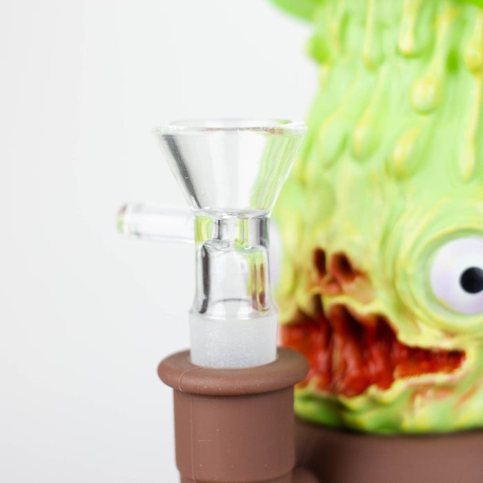 7.8" Vinyl Mushroom Monster Water Pipe Resin · Silicone · Plastic Bong YHS Smoke