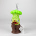 7.8" Vinyl Mushroom Monster Water Pipe Resin · Silicone · Plastic Bong YHS Smoke