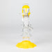 6.3" Cartoon Character Functional Glass Water Pipe Glass Bong YHS Smoke