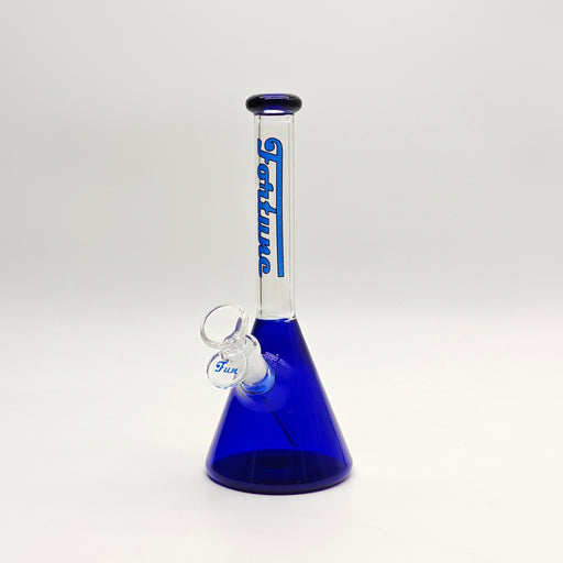 Fortune | 8" 4mm Coloured Bong Assorted Colour Glass Bong Fortune Blue