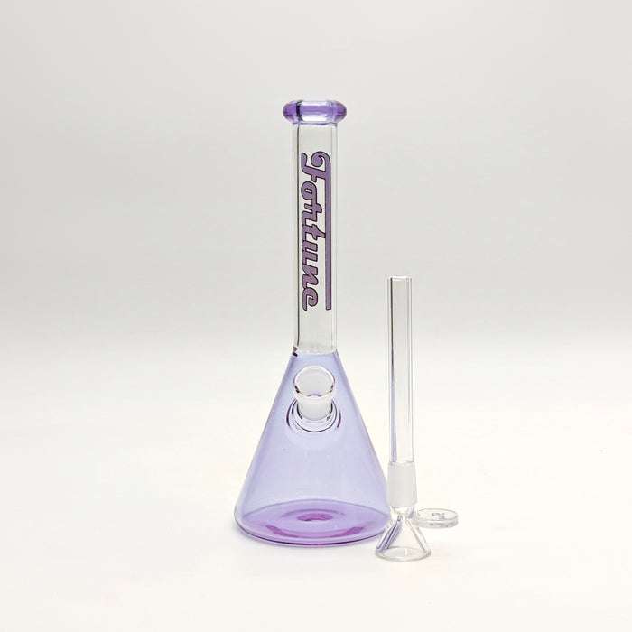 Fortune | 8" 4mm Coloured Bong Assorted Colour Glass Bong Fortune