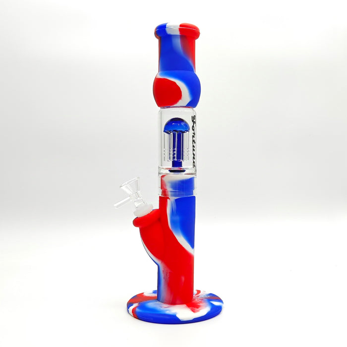 Fortune | 12.5" Silicone Tree Perc Waterpipe Resin · Silicone · Plastic Bong Fortune