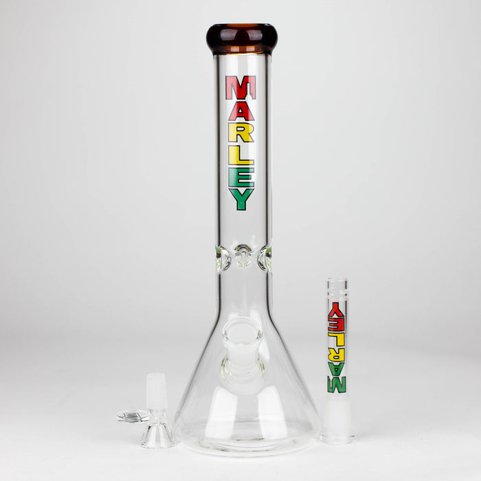 Marley | 11" 5mm Glass Beaker Bong [3825] Glass Bong Smoking Cat Distribution