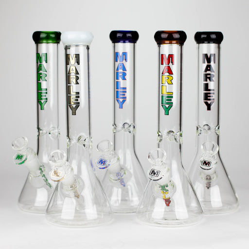 Marley | 11" 5mm Glass Beaker Bong [3825] Bongs Smoking Cat Distribution