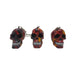 Resin With Water Transfer Printing Skull Key Chain-Assorted Gadget Super Supplys Inc Design R