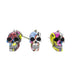 Resin With Water Transfer Printing Skull Key Chain-Assorted Gadget Super Supplys Inc Design H