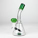 7" Bent neck fancy bong Other Shaped Bong Bongzie Smokes Green