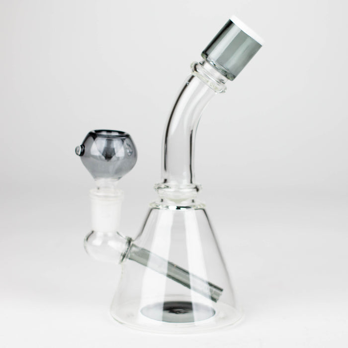 7" Bent neck fancy bong Other Shaped Bong Bongzie Smokes