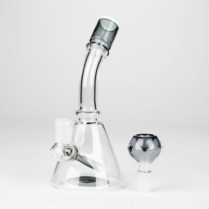 7" Bent neck fancy bong Other Shaped Bong Bongzie Smokes