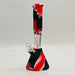 Fortune | 11" Silicone with glass percolator bong - Assorted[SP1060] Resin · Silicone · Plastic Bong Fortune