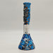 Fortune | 11" Graphic Silicone with glass percolator bong - Assorted [SP1060P] Bongs Fortune